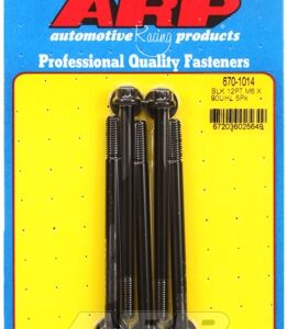 m6 x 1.00 x 90 12pt black oxide bolts (5pcs)
