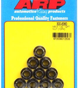 m8 x 1.00 12pt nut kit (10pcs)