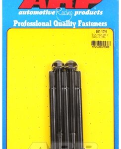 m8 x 1.25 x 100 hex black oxide bolts (5pcs)