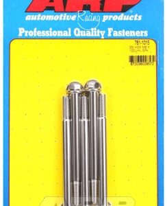 m8 x 1.25 x 100 hex ss bolts (5pcs)