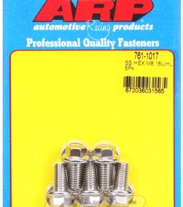 m8 x 1.25 x 16 hex ss bolts (5pcs)