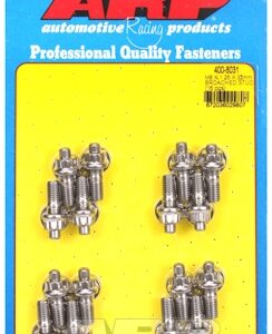 m8 x 1.25 x 32mm broached stud kit 16pcs