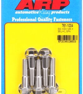 m8 x 1.25 x 35 hex ss bolts (5pcs)