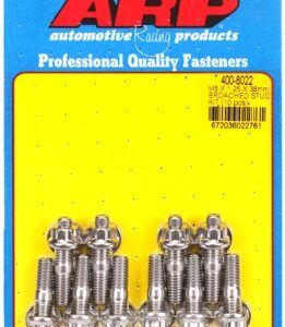m8 x 1.25 x 38mm broached stud kit 10pcs