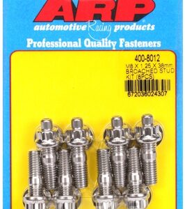 m8 x 1.25 x 38mm broached stud kit 8pcs