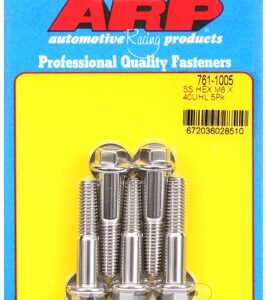 m8 x 1.25 x 40 hex ss bolts (5pcs)