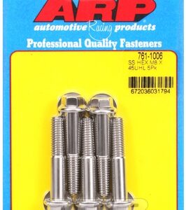 m8 x 1.25 x 45 hex ss bolts (5pcs)