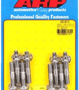m8 x 1.25 x 51mm broached stud kit 8pcs