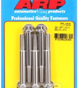 m8 x 1.25 x 65 12pt ss bolts (5pcs)