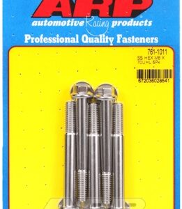 m8 x 1.25 x 70 hex ss bolts (5pcs)