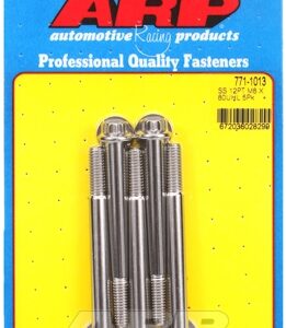 m8 x 1.25 x 80 12pt ss bolts (5pcs)