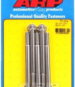 m8 x 1.25 x 90 12pt ss bolts (5pcs)