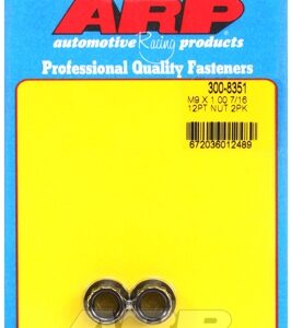 m9 x 1.00 12pt nut kit (2pcs)