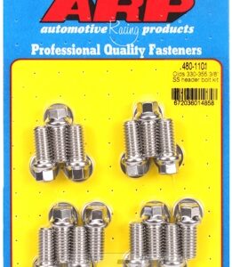 oldsmobile 330 455 3/8"" ss header bolt kit"