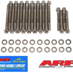 oldsmobile 350 455 7/16"" ss hex head bolt kit"