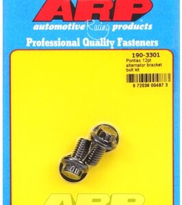 pontiac 12pt alternator bracket bolt kit