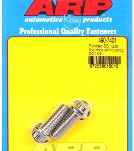 pontiac ss 12pt thermostat housing bolt kit