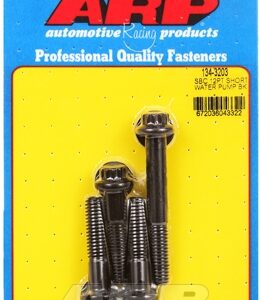 sb chevy 12pt short waterpump bolt kit