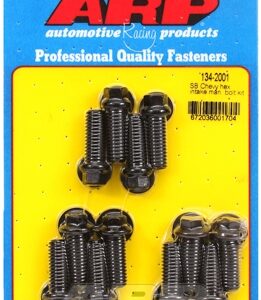 sb chevy hex intake manifold bolt kit