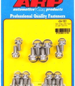 sb chevy ss 12pt oil pan bolt kit