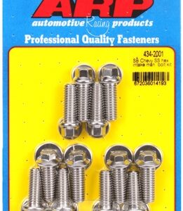 sb chevy ss hex intake manifold bolt kit