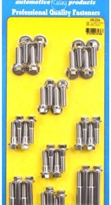sb tuned port complete ss hex intake manifold bolt kit