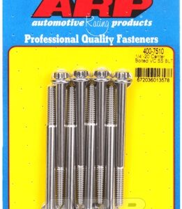 ss 1/4 20 center bolted valve cover bolt kit