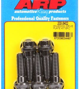 wilwood drive plate bolt. 7/16. drilled 12 pt. 5pcs