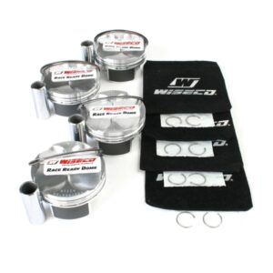wiseco piston kit yamaha yzf r6 '06 25 4v dome + 0.6 cr