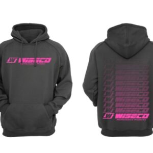 wiseco pullover sweatshirt gradient design pink s
