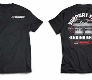 wiseco "support your local engine shop" shirt xxl