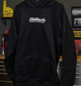 haltech classic hoodie black & white 3xl