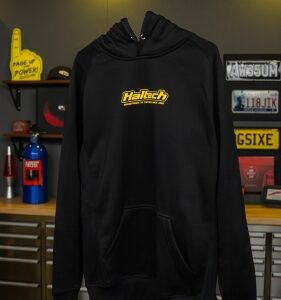 haltech classic hoodie black & yellow 3xl