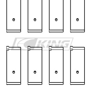 king conrod bearing shell honda b20b4, b20z2, d16, zc, 16v