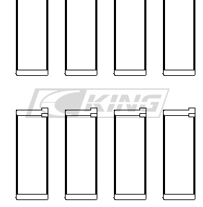 king conrod bearing shell lancia hf integrale 2.0l 8v/16v
