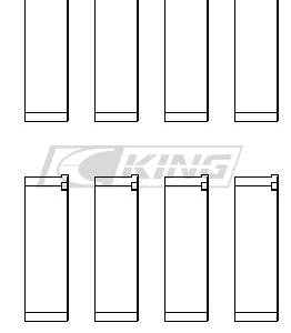 king conrod bearing shell mitsubishi 4b11t