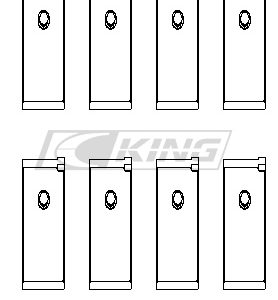 king conrod bearing shell nissan sr20de