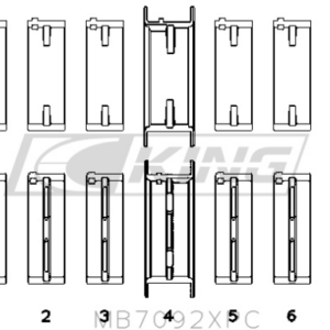 king main bearing shell nissan rb26dett