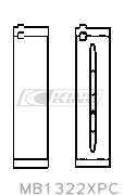 king main bearing shell vw/lambo v8/v10 r8/rs6/huracan (1x)